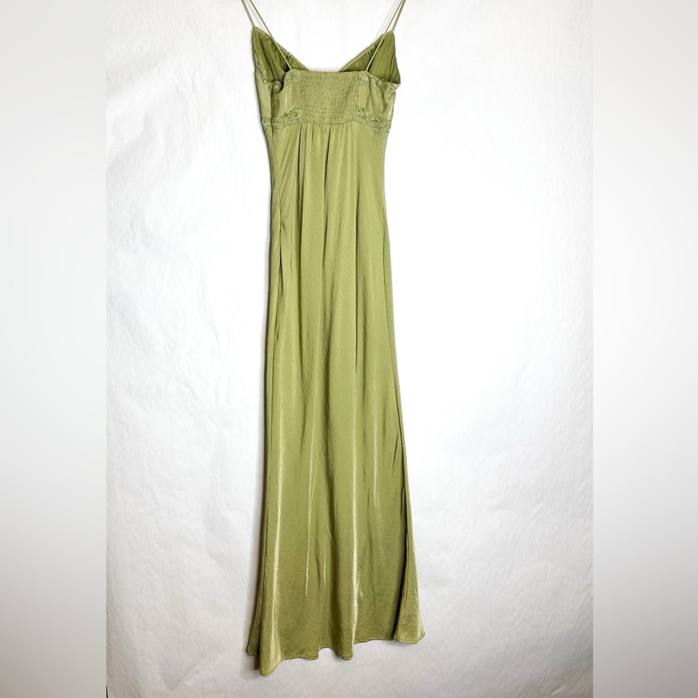 Princess Polly Emily Maxi Dress in “Green” Size US 2 | Slip Dress Lace Detailing - Picture 10 of 16